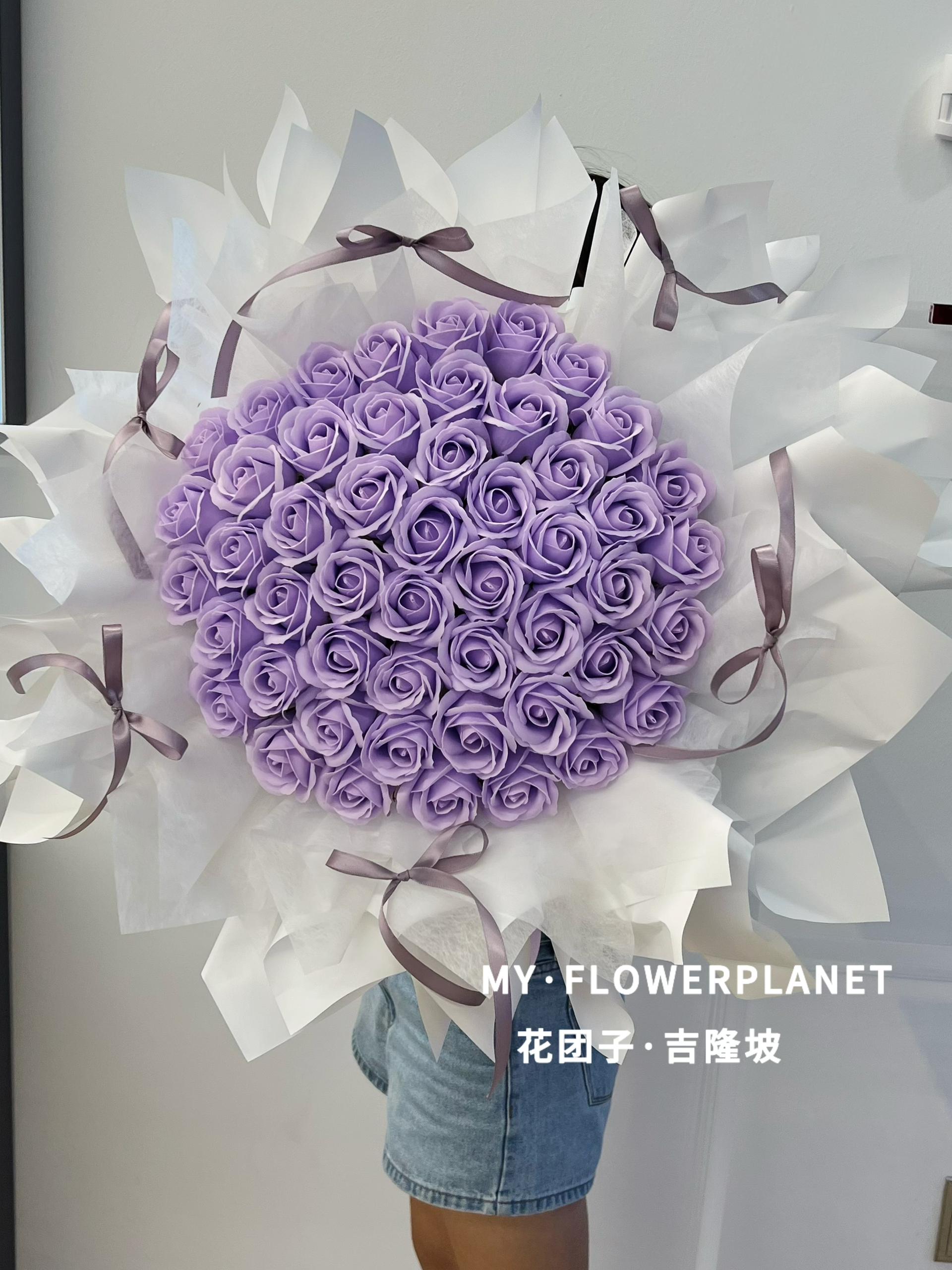 Soap flowers 99 Stalks